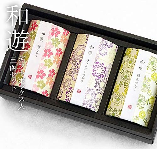 Amazon 電報屋のエクスメール 線香 和遊 ギフトボックス入り 3函セット 桜の香り ラベンダーの香り 緑茶の香り 電報なし カメヤマ ミニ寸 贈答用 進物用 お供え ギフト 贈り物 葬儀 お彼岸 法事 法要 お盆 線香 オンライン通販