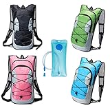 Hydration Backpack, Bukm UltraLight 2L Hydration Pack with Water Bladder Camping Hunting Running Hiking Cycling Walking Climbing Skiing Bag Daypack for Men Women Kids