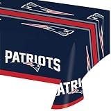 New England Patriots Plastic Tablecloths, 3 ct
