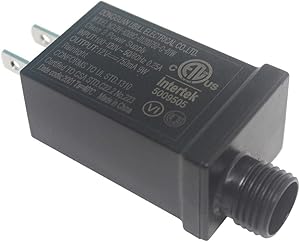 12V9W LED Power Supply Low Voltage LED Transformer UL Class 2 Power Supply Waterproof IP44 US Plug LED Adapter For LED Device (12V9W 1Pack)