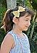 Gold Silver Bow Ivory Headband Holiday Glitter Sparkly Gift Christmas Baby Newborn Girl Toddler (Gold)