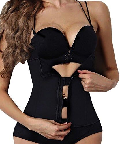 Women's Hot Sweat Neoprene Workout Top Shirt Waist Trainer Cincher Corset Trimmer Belt Body Shaper for Weight Loss