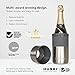 Huski Wine Chiller | Award Winning Iceless Design | Keeps Wine Cold up to 6 Hours | Wine Accessory | Next Generation Ice Bucket | Fits Some Champagne Bottles | Perfect Gift for Wine Lovers (Black)