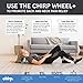 Plexus Chirp 6″ Deep Tissue Wheel+ for Back Pain, Stretches and Strengthens Core Muscles, Relieves Strain to Muscles and Ligaments, helps Prevent Herniated/Bulging Discs, Arthritis, and Osteoporosis.thumb 4