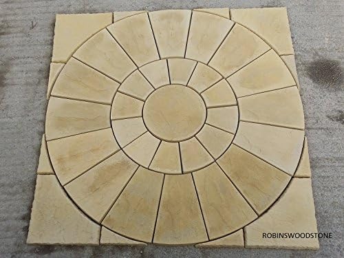 Stone Concrete Circle Patio Paving Set 1 8 Meters Including