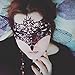 Jtshy 20 Pieces Lace Mask Masquerade Venetian Eyemask Halloween Sexy Woman Lace Mask for Halloween Masquerade Carnival Party Costume Ball, Black