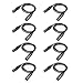 GBGS (Pack of 8 3 Pin 3.2 feet DMX Cable for Stage Light, Par Lighting