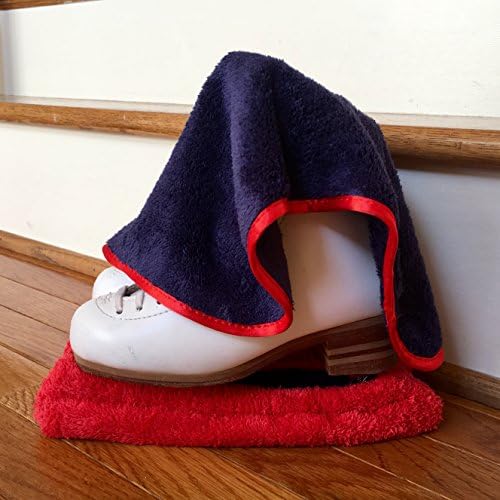 GIANTCLEAN Microfiber Skate Blade Cover (Soaker) & Skate Wipe Care Kit, Ultra Soft, Super Absorbent, Fast Drying, Protects Blade from Rusting and Chipping - Ideal for Ice Skating and Hockey Skates