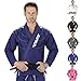 Elite Sports Bjj Gi for Men - Brazilian Jiu Jitsu Gi - Preshrunk sweat wicking Fabric - Machine washable - Free white Belt