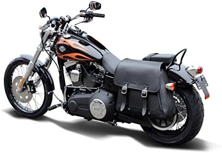 Saddle bag"Boston" 28 litre for various models Harley Davidson left side Buffalo Bag.