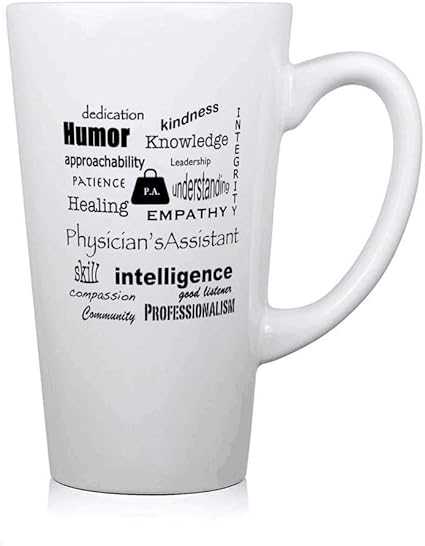 Amazon 医師アシスタントワードクラウドトラパーソナライズされた高白色セラミックコーヒーカップ楽しいマグ大きなミルクガラス水カップ母の日父の日ギフト誕生日ギフトバレンタインギフト16オンス Nigodie ワイングラス 通販