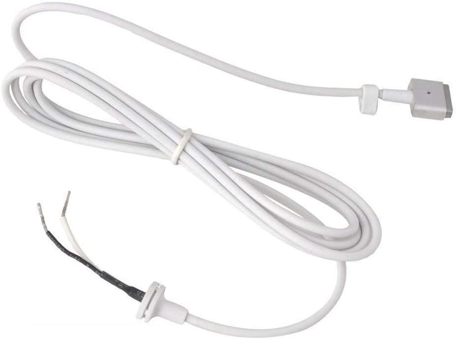 T-Tip 45W 60W 85W AC Power Adapter DC Repair/Extend Cable Cord T Connector for Apple MAC MacBook Pro Laptop (for Magsafe2 only)