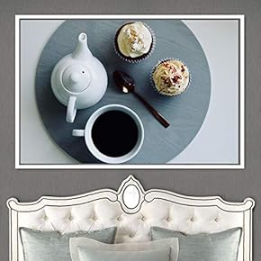 signwin Framed Canvas Wall Art Breakfast Servings Coffee...