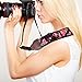 TrueSHOT Digital Camera Neck Strap with Accessory Storage Pockets & Floral Pattern Design - by USA Gear - Works With Nikon Coolpix L340 , D3300 , D7200 and More Nikon Cameras