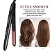 Hair Straightener, JUMPHIGH Professional Flat Iron for Hair Styling Ceramic Tourmaline Ionic Hair Straightening Iron & Curler with Adjustable Temp, 1 Inch Titanium Plates, LCD Display, Dual Voltage