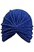 Luxury Divas Black White Yellow Navy Red 6 Pack Assorted Turban Head Wrap