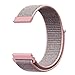 Gear S3 Frontier / Classic Sport Loop Band, Fintie 22mm Lightweight Breathable Nylon Replacement Strap Bands with Adjustable Closure for Samsung Gear S3 Smart Watch - Pink Sand