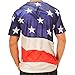 American Flag Wrap Around Sublimated T-shirt (large)