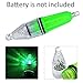 JSHANMEI 4pcs Fishing Light Green LED Underwater Super Waterproof Night Fishing Light Lure for Attracting Bait and Fish Deep Drop Underwater