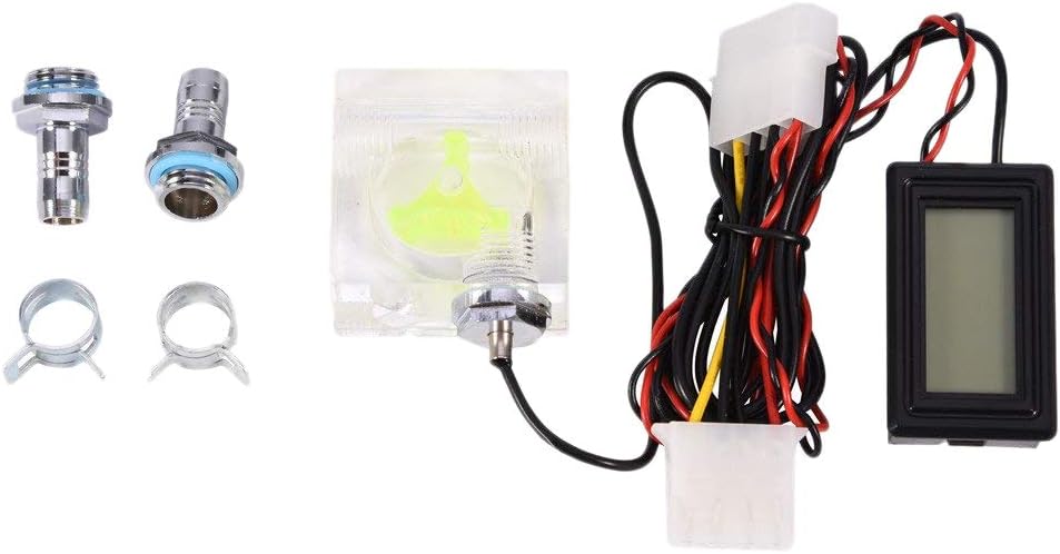 Which Is The Best Water Liquid Cooling 3 Way Flow Meter With Thermometer