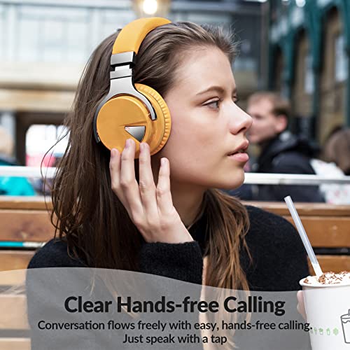 Silensys E7 Active Noise Cancelling , Bluetooth Headphones with Microphone Deep Bass Wireless