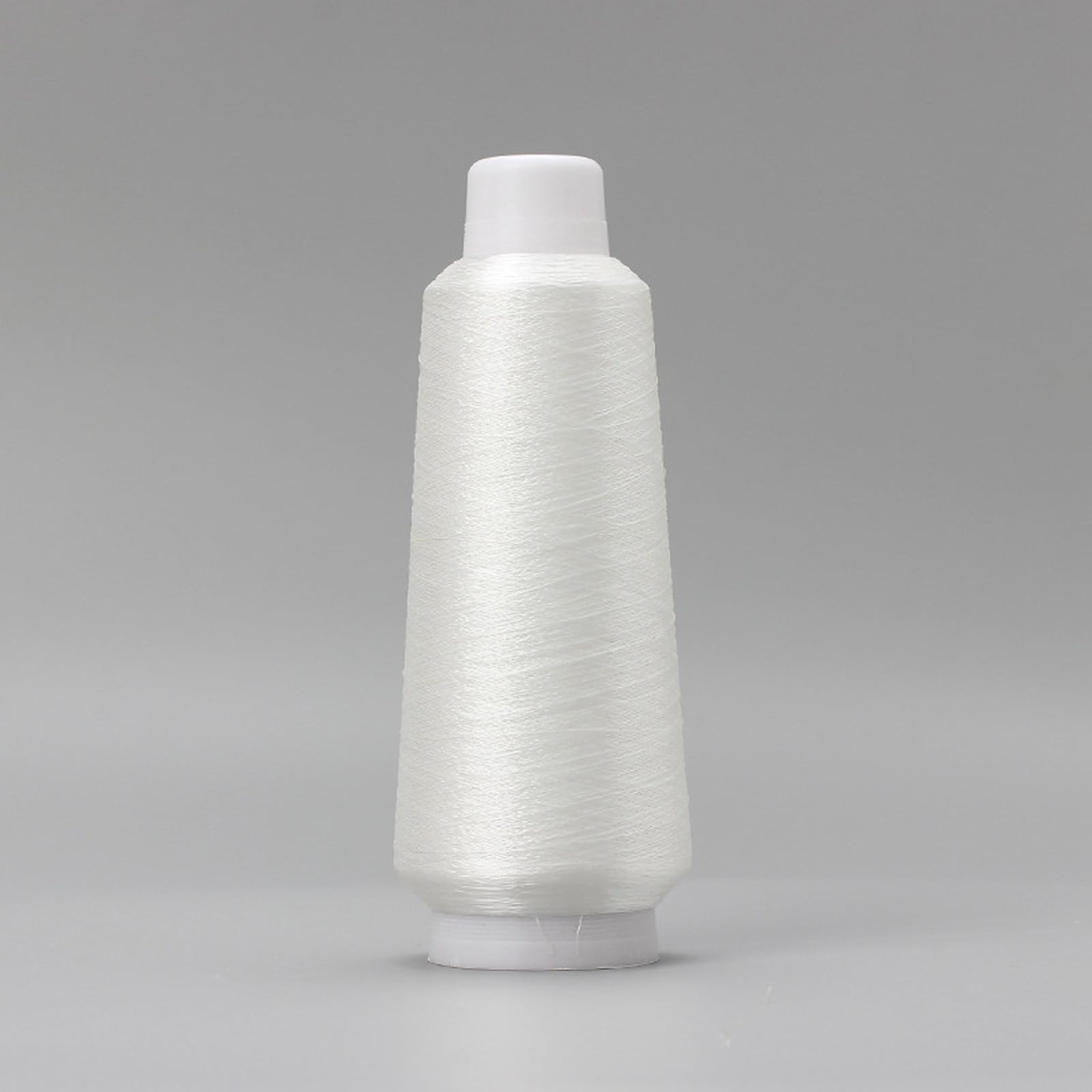 Leliafleury 3200M Metallic Embroidery Thread Polyester Sewing Thread for Sewing Embroidery Projects, White