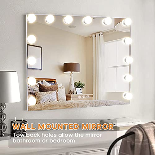 Hansong Vanity Mirror with Lights Hollywood Makeup Mirror with 14
