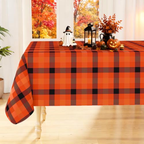 Smiry Halloween Flannel Tablecloth