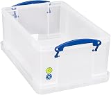 Really Useful Box 9 Litre Plastic Storage Clear 9CCB Brand view 7