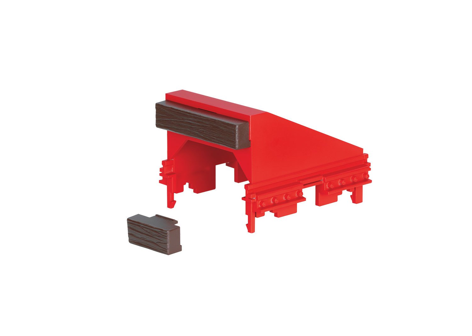 Märklin LGB – 10316 RhB Buffer – Faithful Replica – Robust Design – Accessories for Track End – Garden Track – From 15 Years – G Gauge
