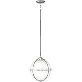 Hinkley Odeon Transitional Three Light Pendant, Brushed Nickel