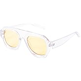 OTICALA Retro Aviator Sunglasses for Women Square Chic Classic Trendy Fashion Oversized 70s Style Sun Glasses