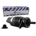 21323-232316B Windshield Washer Pump w/Grommet - Washer Motor Compatible with BMW, Mercedes-Benz - Replaces OEM #: 67128362154, 67128377612