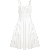Belle Poque Vintage Floral Dress for Women 2026 Summer A-line Sleeveless Flowy Midi Elegant Wedding Guest Cocktail Dress