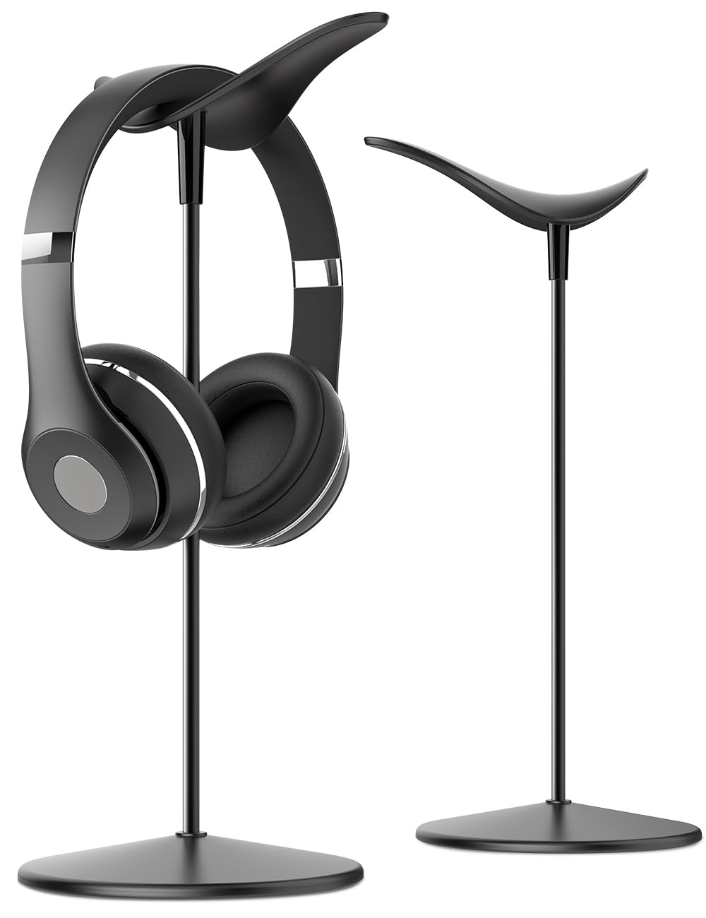 Photo 1 of Lamicall Headphone Stand, Desktop Headset Holder - Desk Earphone Stand, for All Headsets Such as Airpods Max, HyperX Gaming Headphones, Beats/Sennheiser Music Headphones - Black