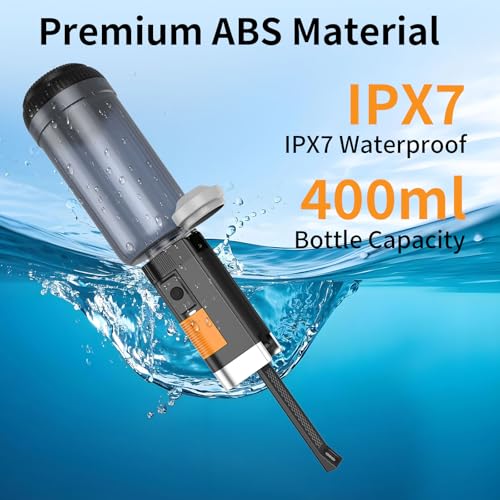 400ml Portable Electric Bidet, 2 Pressure Modes with Thorough and Gentle Cleansing, IPX7 Waterproof, Portable Bidet Sprayer for Postpartum Care, Travel Hygiene, Sensitive Skin, Bathroom Essential