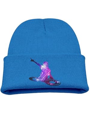 DJ On Turntables Funny Boy's Warm Hat Cute Cotton Cap Beanies
