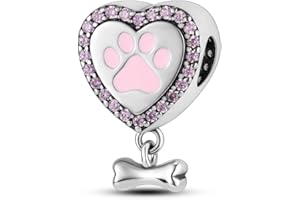 MULA 925 Sterling Silver Charms for Bracelets and Necklaces Lucky Home Happy Family Forever Love Mom Beads Dangle Pendants Jewelry for Women