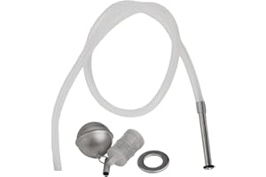 304 Stainless Steel Floating Dip Tube With Flexible Silicone Tubing And Integrated Beer Sediment Filter For Home Brew Kegs, C