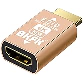 BKFK HDMI edid Emulator Adapter,4K60Hz(default2160P) HDR emulators,Reliable Pass-Through for Extender/AV Receiver/Video Splitters