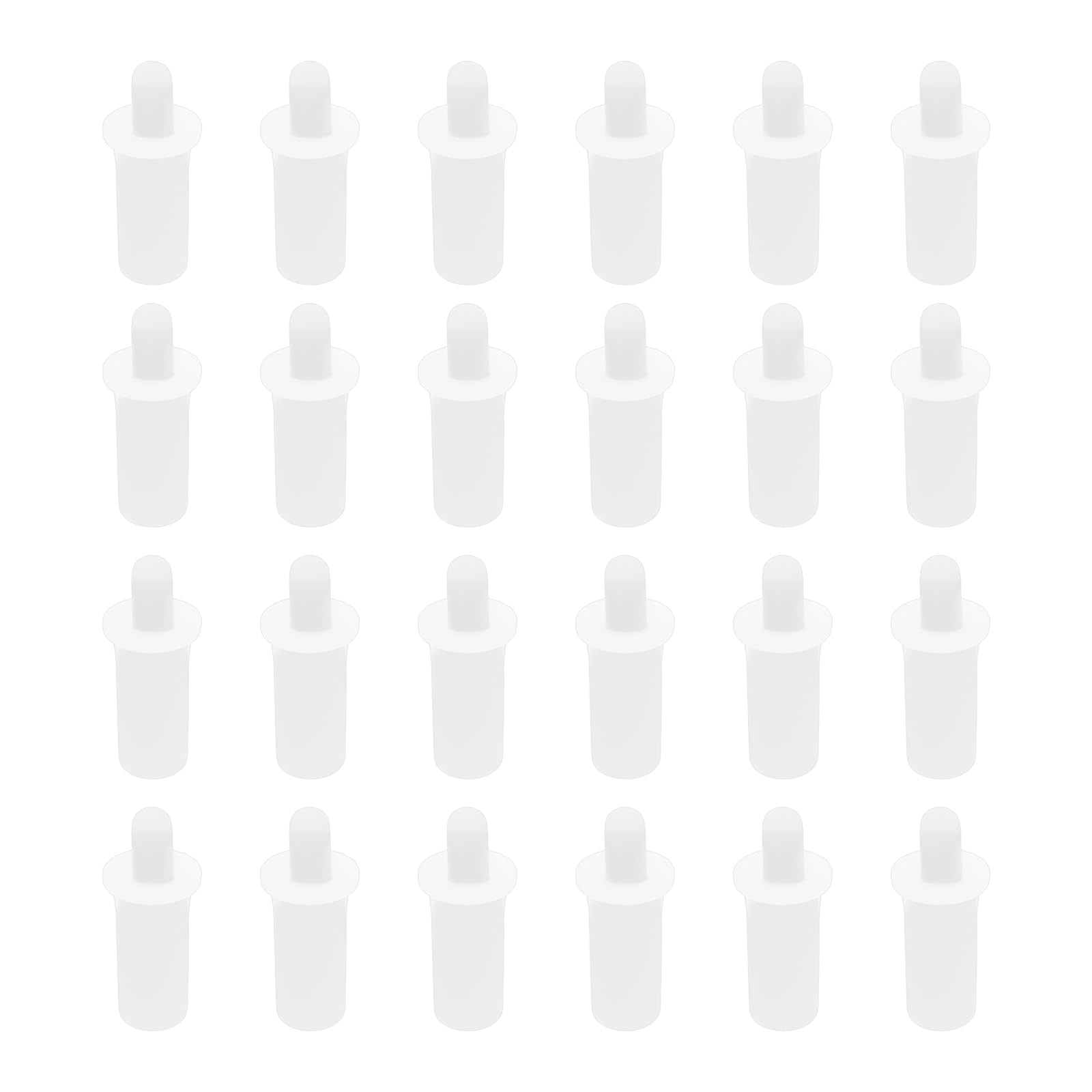 Create idea 50pcs Shutter Louver Repair Pins Blind Repair Pins 20.5mm x 6mm Plastic Spring Repair Pins Movable Blade Repair Parts for Home Shop Office White