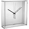 Kartell Tic&Tac Clock by Philippe Starck with Eugeni Quitllet, Metallic Chrome