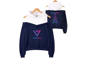 THYOEUN Kpop Seventeen Hoodie Sweatshirt Dino Joshua Hoshi Woozi Vernon Off The Shoulder Sweater Jacket