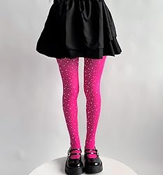 LUCKELF Girls Glitter Tights, Soft Opaque Tights