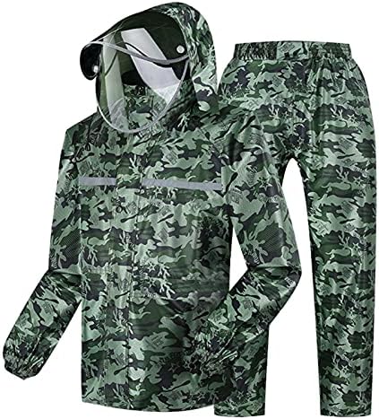 Raincoat And Rain Pants Suit Motorcycle Raincoat Crotch Waterproof