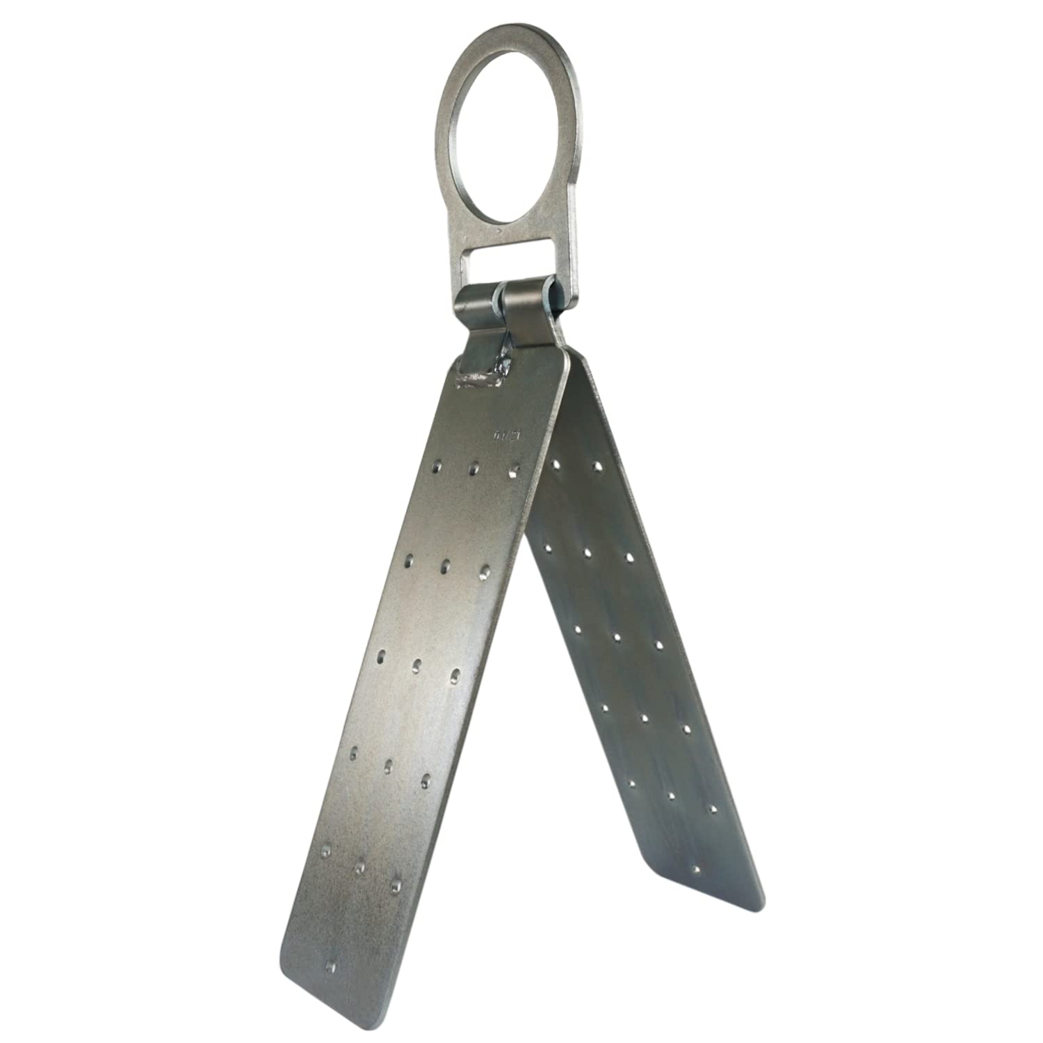 Photo 1 of AFP Fall Protection High Strength Alloy Steel Reusable Adjustable Hinged Pitched Roof Anchor Bracket w/Screws | Heavy-Duty D-Ring | Roofing Easy Install | OSHA & ANSI Rated