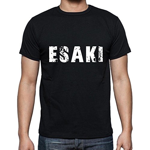 esaki Men's Short Sleeve Rounded Neck T-shirt