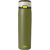 Simple Modern Mesa Loop Water Bottle with Covered Straw and Handle | 24oz Cup Holder Friendly Insulated Stainless Steel Bottles for Travel, Sports and School | Cricket