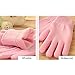uxcell 1 Pair Elbow Gel Cover Sleeves Gloves Cracked Dry Skin Hand Care Soft Spa Moisturizing Exfoliating Stretchy Pink Gift Packs