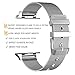 LWCUS for Apple Watch Band, New Milanese Loop Iwatch Band With Classic Buckle, Fancy Apple Watch Accessories for Apple Watch Series 3 Series 2 Series 1, Hermes, Edition, Sports(38MM-Elegant Silver)